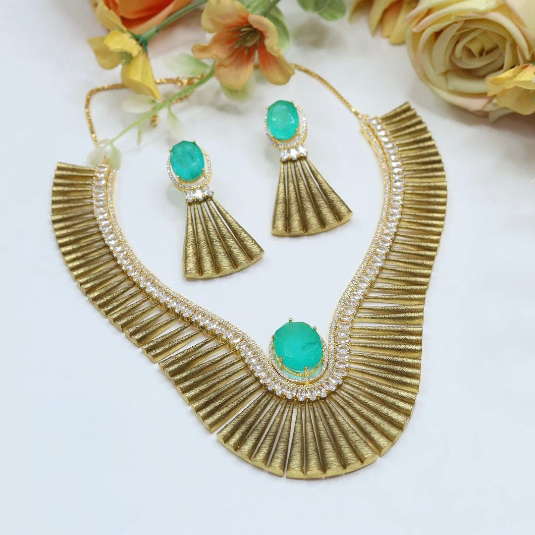 GLAMOUR Jewellery Set (Turquoise)