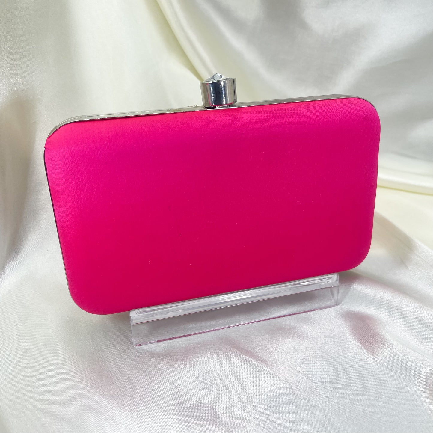 ALIA Clutch (Hot Pink)