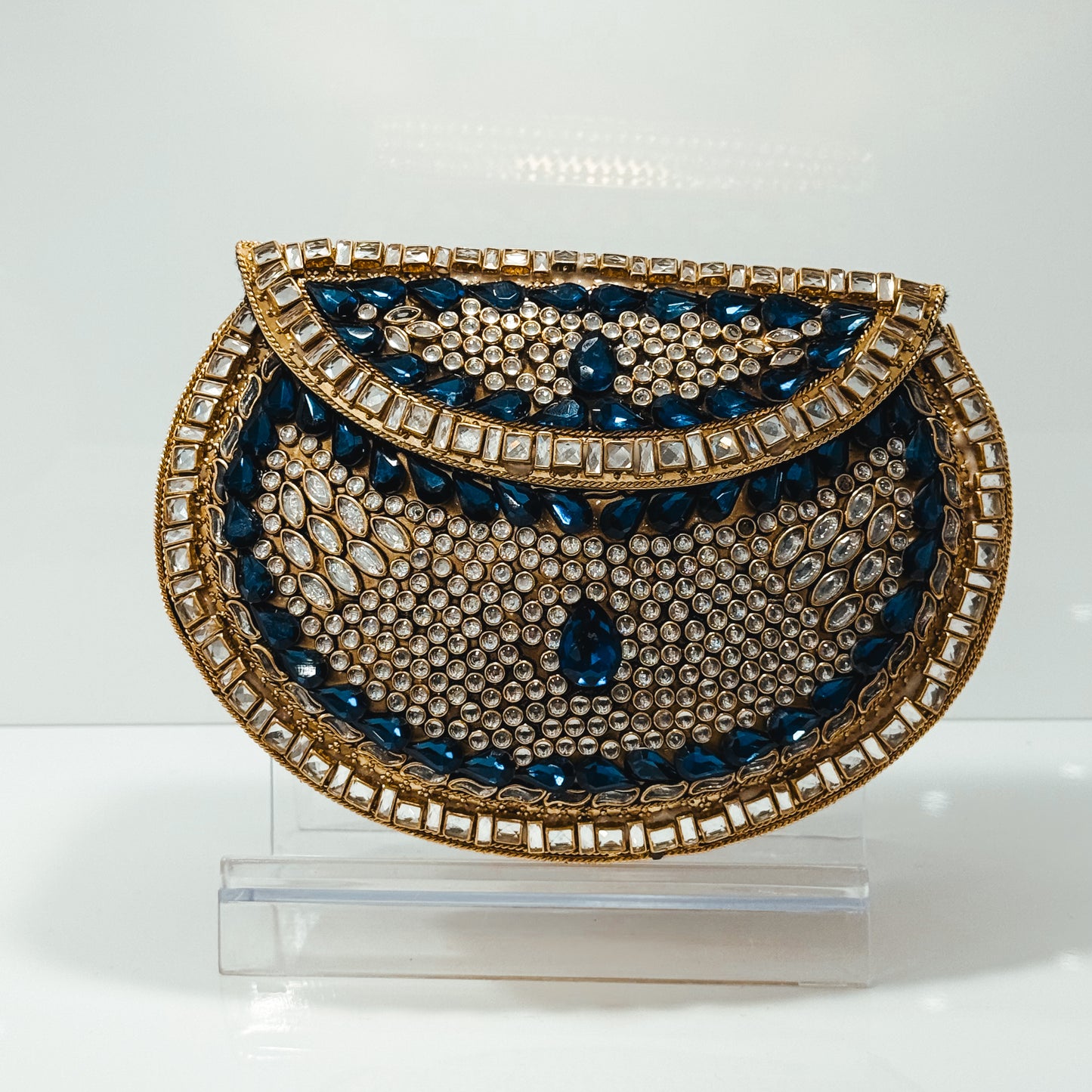 REGAL Clutch (Navy Blue)