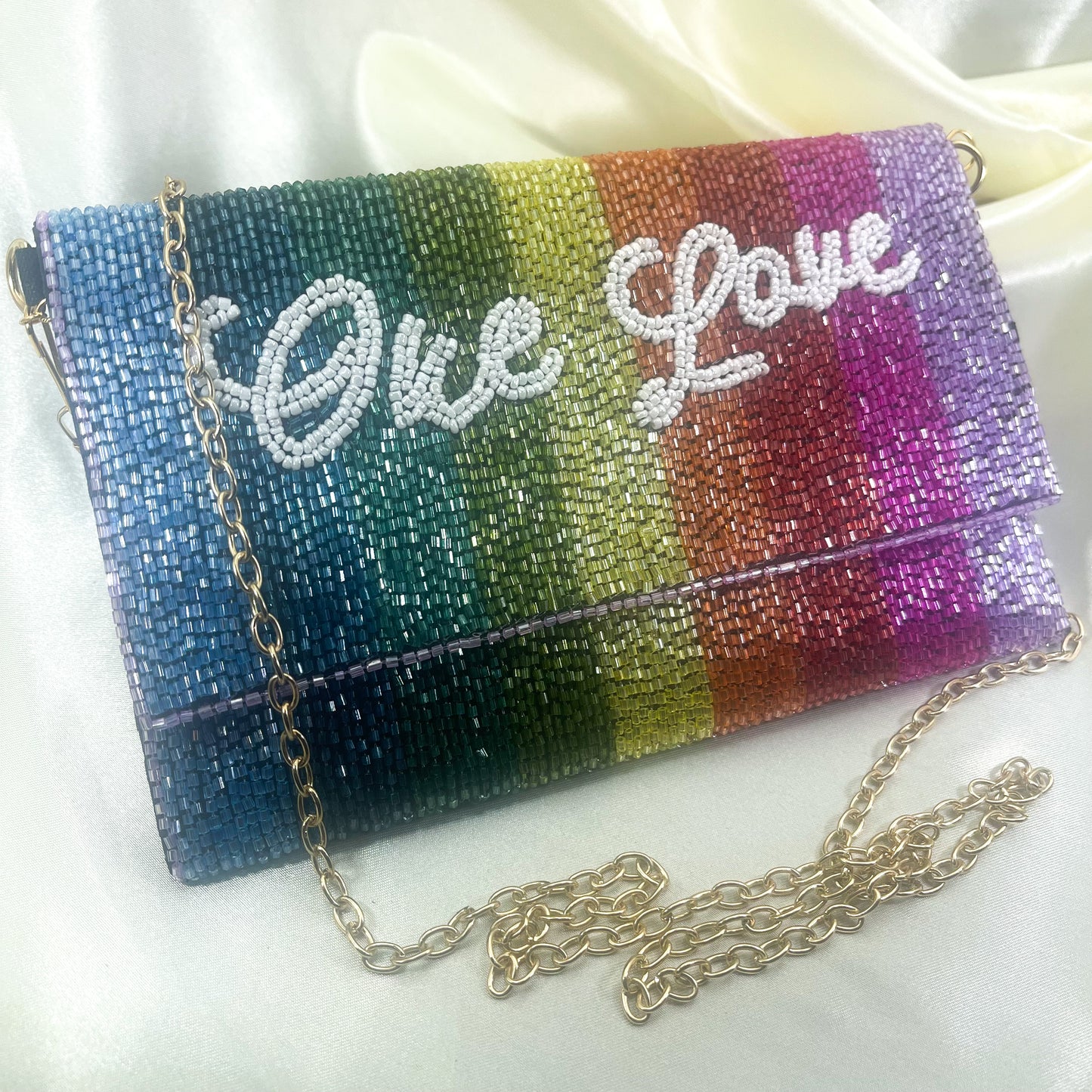 ONE LOVE Flap Bag