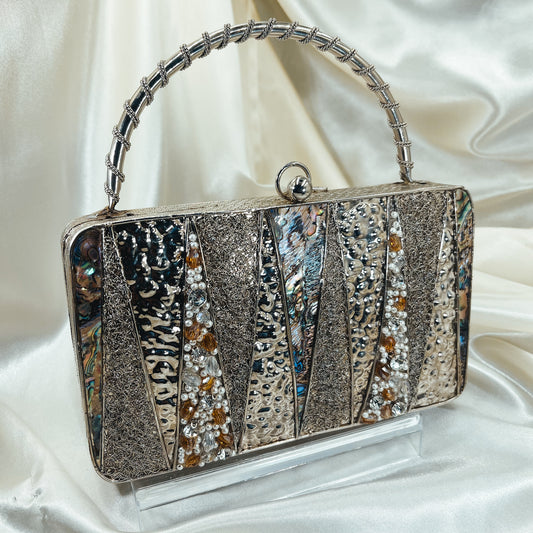 LINA Clutch (Silver)