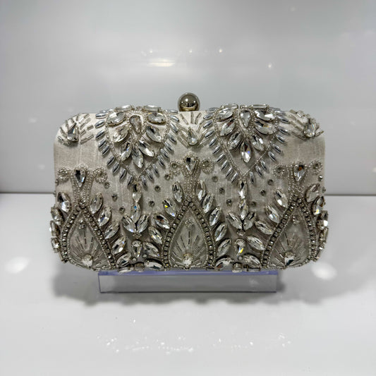 MAIRA Clutch (Silver)