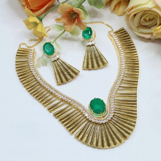 GLAMOUR Jewellery Set (Green)
