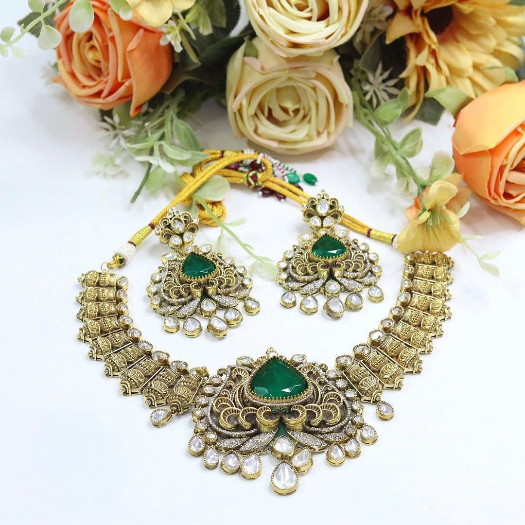 SARA Jewellery Set (Green)
