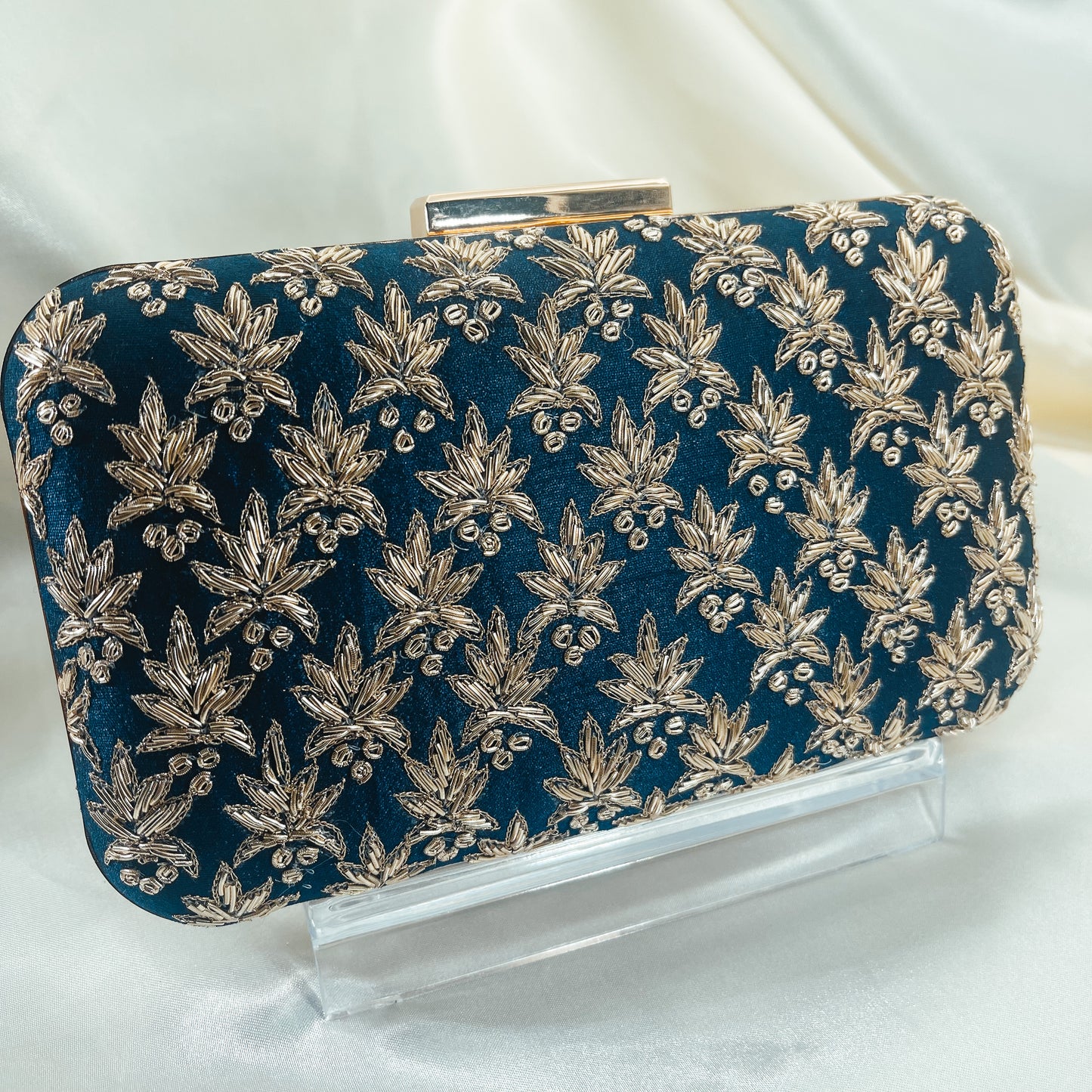 KATRINA Clutch (Navy Blue)